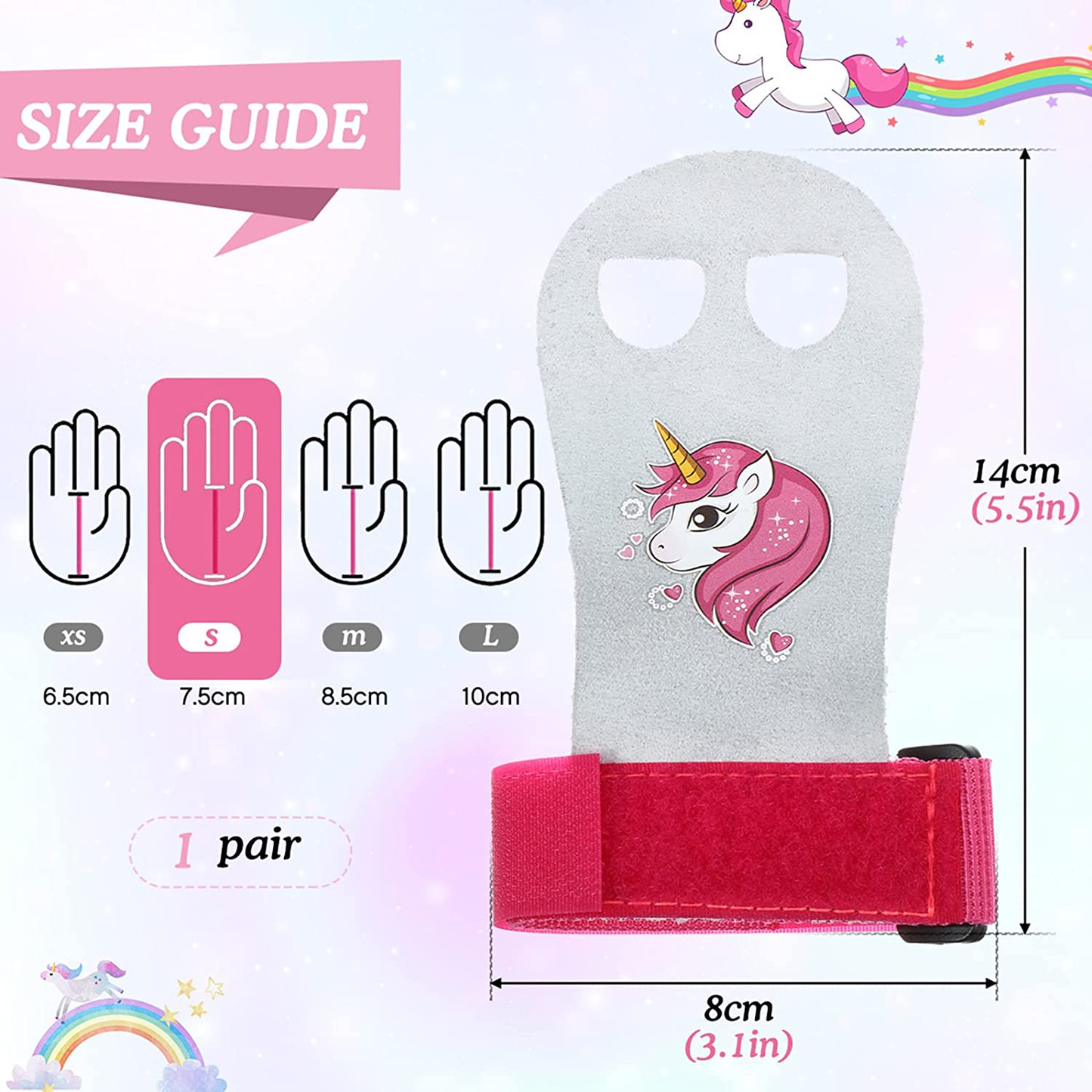Gymnastics Hand Grips Athletic Gymnastics Bar Grips Gymnastics Gloves for Girls