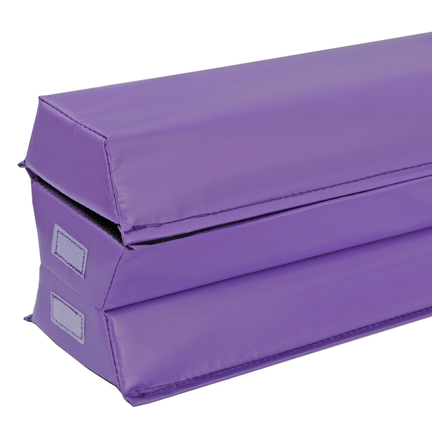 9FT Balance Beam Extra Firm Foam Anti-Slip Bottom Gymnastics Equipment Purple